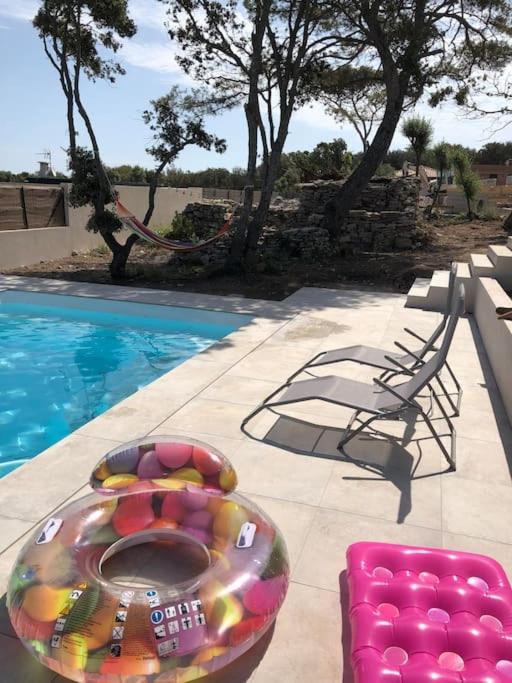 Villa Neuve Avec Piscine โบนิฟาซิโอ ภายนอก รูปภาพ